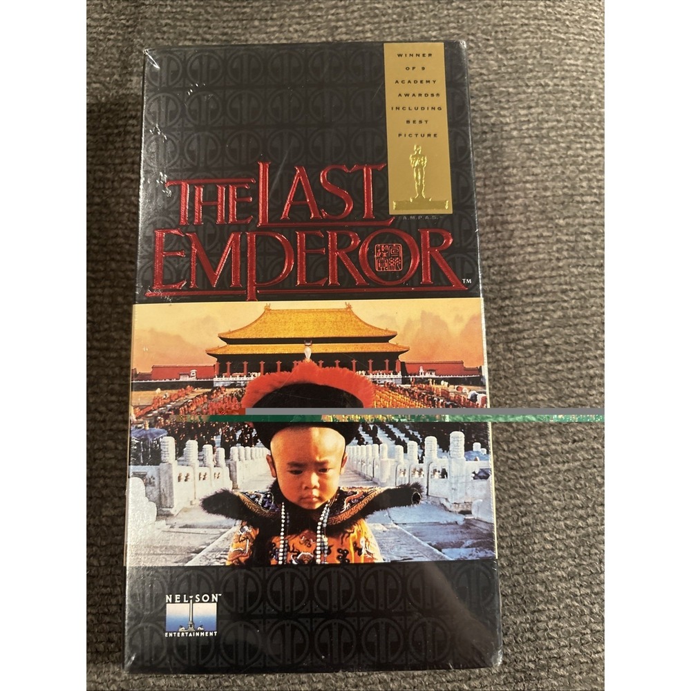 The Last Emperor VHS 1987 Epic Historical Drama Nelson Entertainment NEW sealed